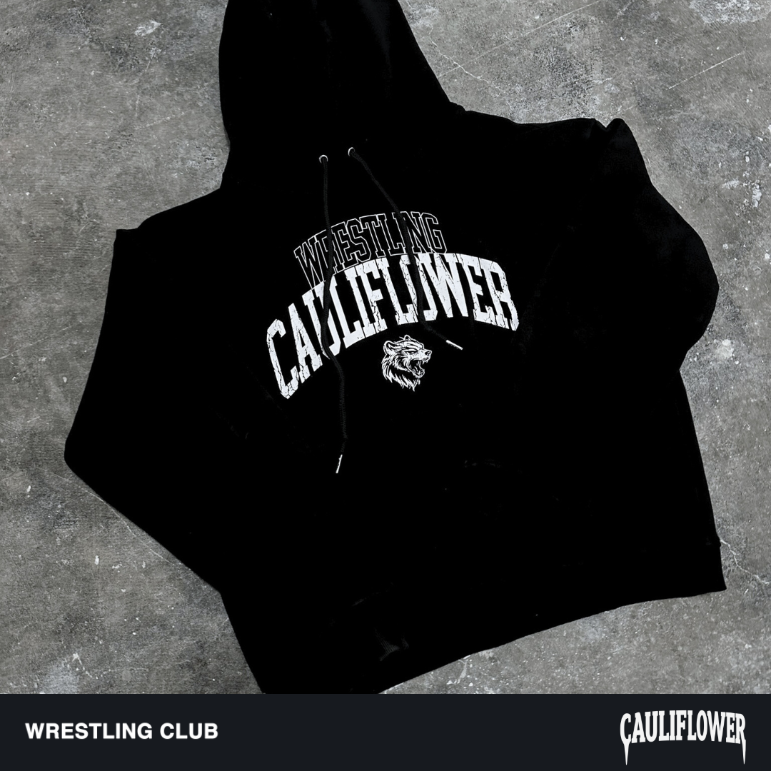 Cauliflower "University" Hoodie (Bears)- BLACK