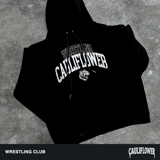 Cauliflower "University" Hoodie (Bears)- BLACK