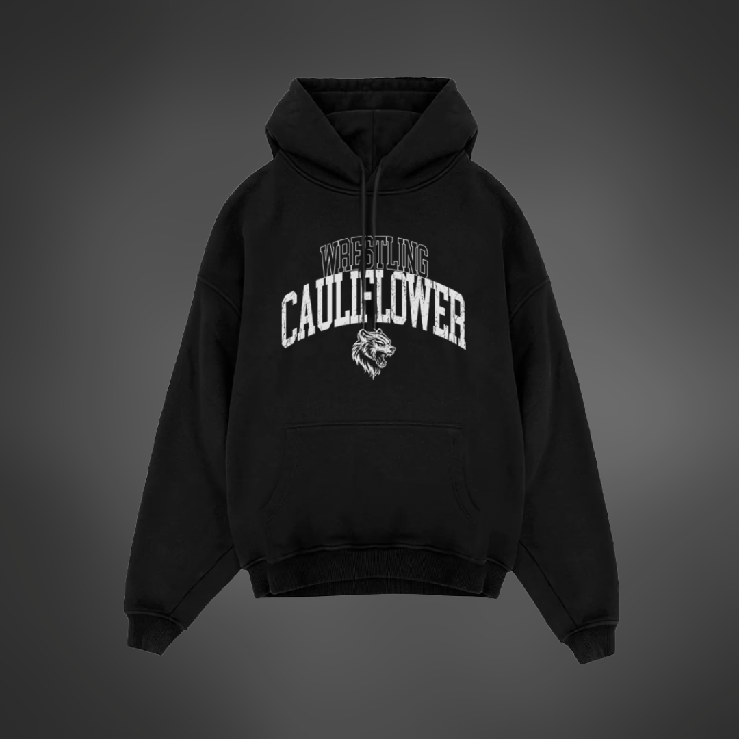 Cauliflower "University" Hoodie (Bears)- BLACK