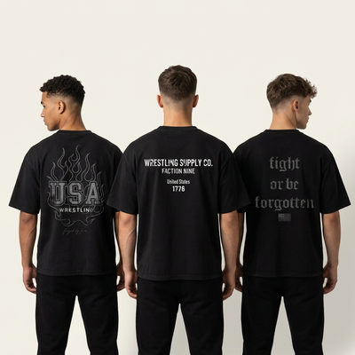 Streetwear Tees Forged in Wrestling
