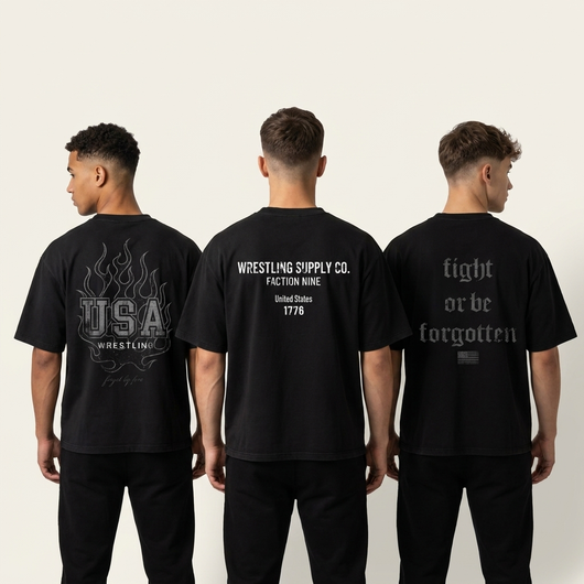 Streetwear Tees Forged in Wrestling