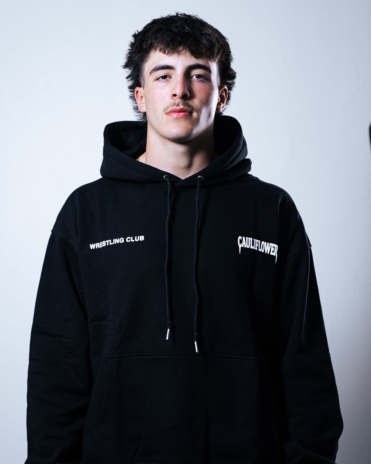 Cauliflower SLOGAN Hoodie - BLACK