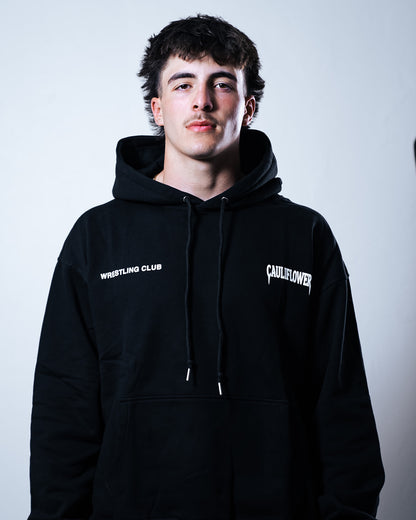 Cauliflower SLOGAN Hoodie - BLACK