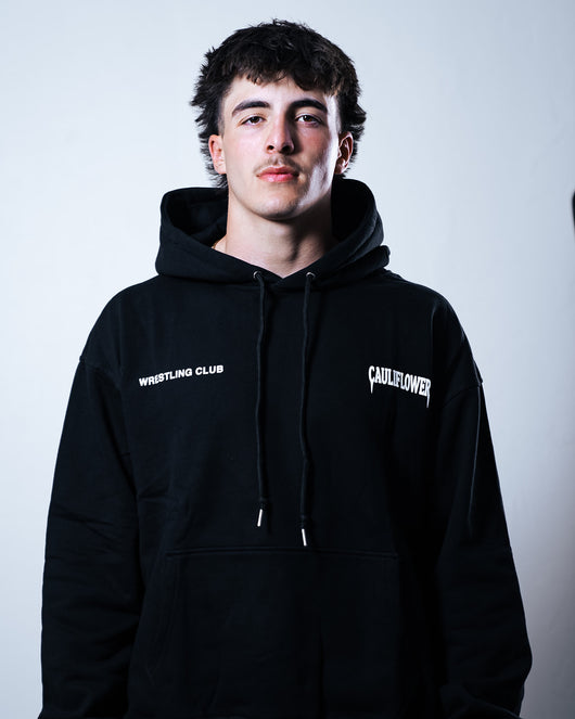 Cauliflower SLOGAN Hoodie - BLACK